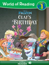 Cover image for Olaf's Birthday
